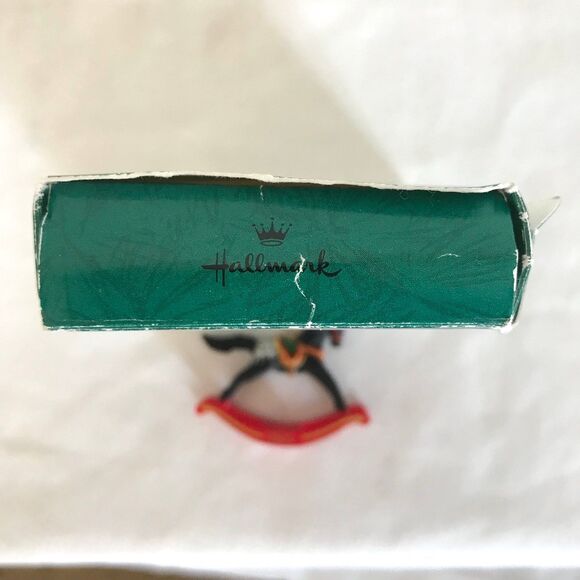 Hallmark Miniature Ornament 1993 Rocking Horse Blanket Appaloosa 6th in Series - Picture 6 of 6